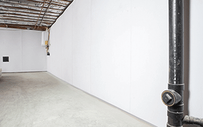 Entire Interior Basement Wall Waterproofing