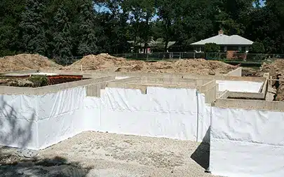 New Construction Wall Liner in Carpentersville