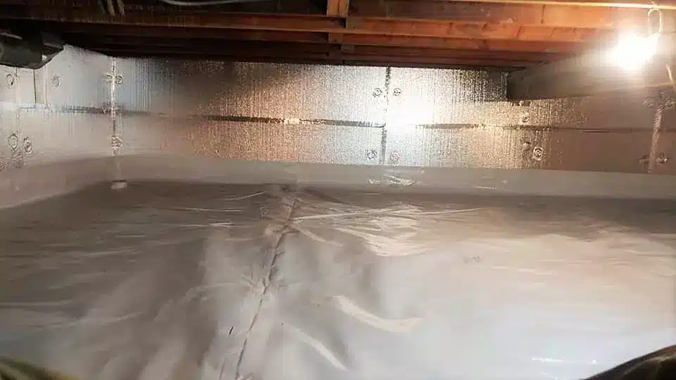 Crawl Space After Encapsulation