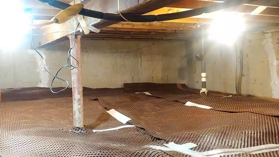 Crawl Space Before Encapsulation