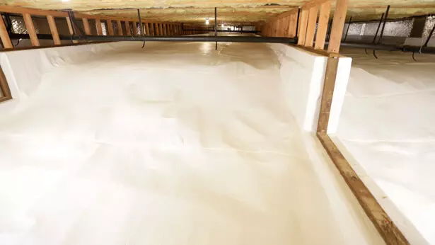 Crawl Space After Encapsulation