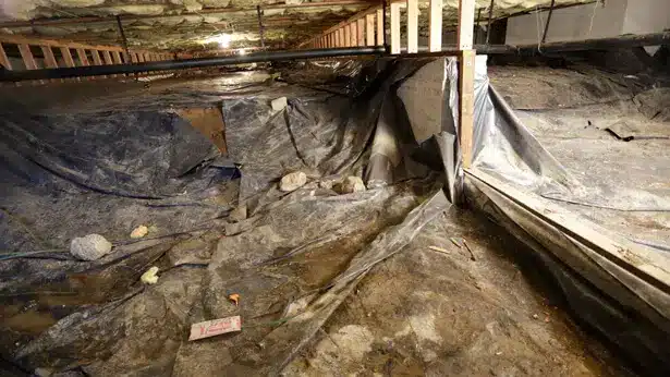 Crawl Space Before Encapsulation