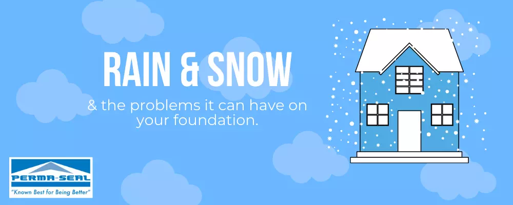 Rain and Snow and The problems it can have on your foundation