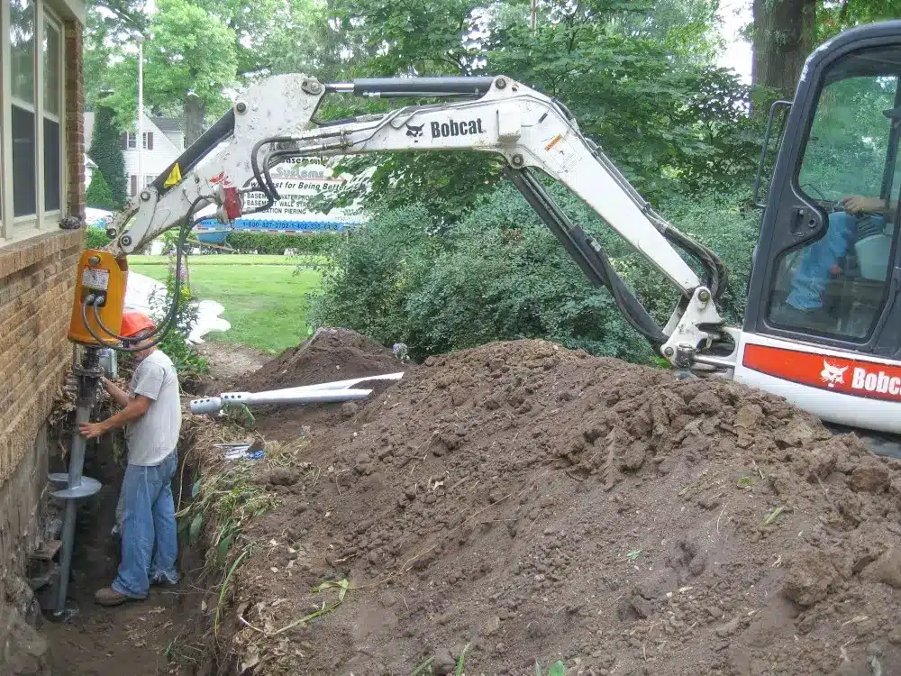 Helical Pier Installation