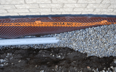 Exterior Basement Drain Tile