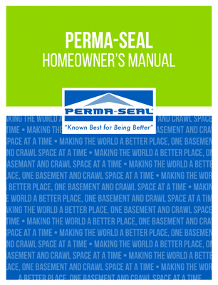 Perma-Seal Homeowner's Manual Cover