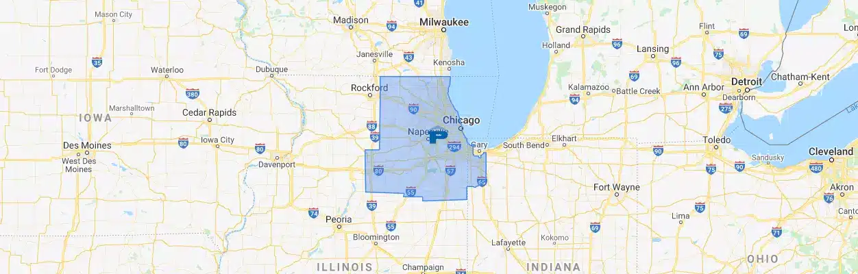 Perma-Seal Service Area Map