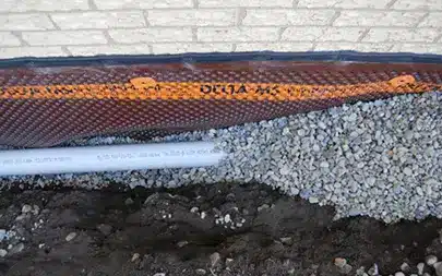 Exterior Drain Tile System - New Construction Waterproofing
