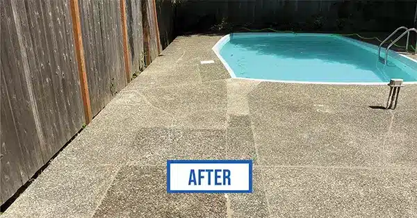Pool Deck After Leveling