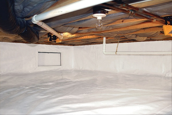 Crawl Space After Encapsulation