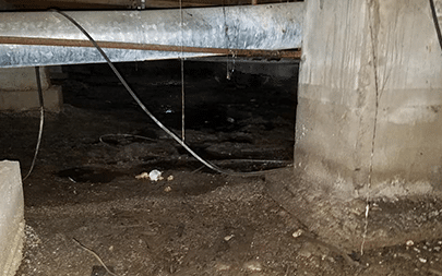 Crawl Space Air Quality Improvements - Dehumidifier and Filter