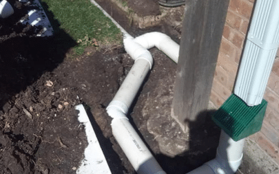 Underground Downspout Extensions