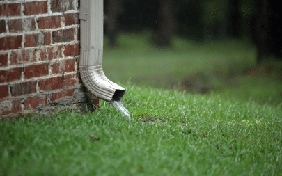 Downspout drainage issues