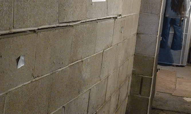 Bowed Foundation Wall