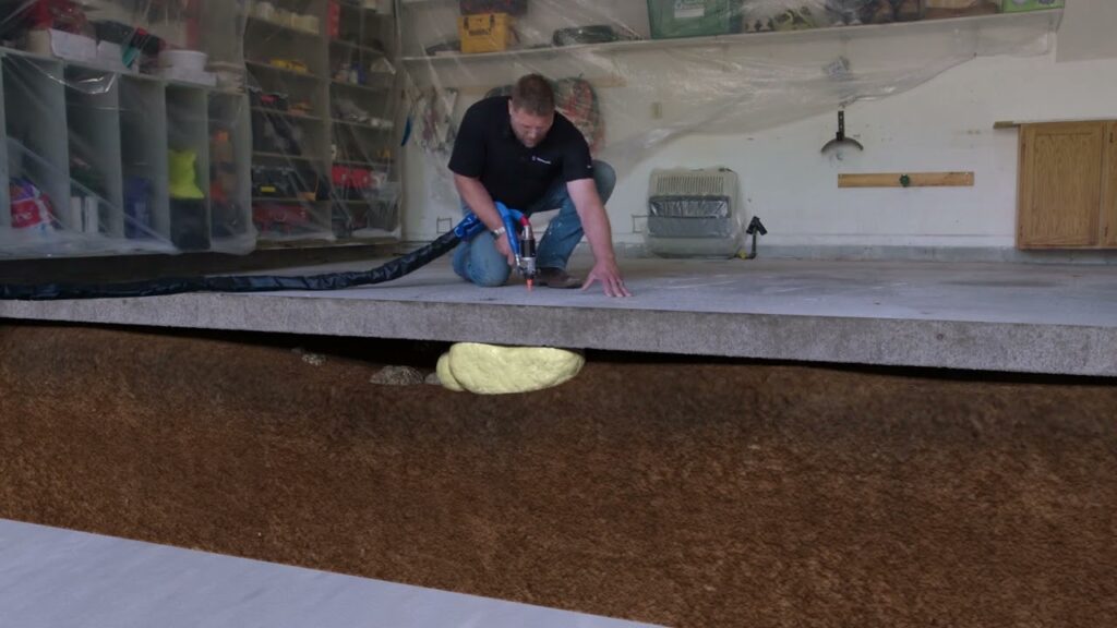Garage PolyLevel - Concrete Leveling