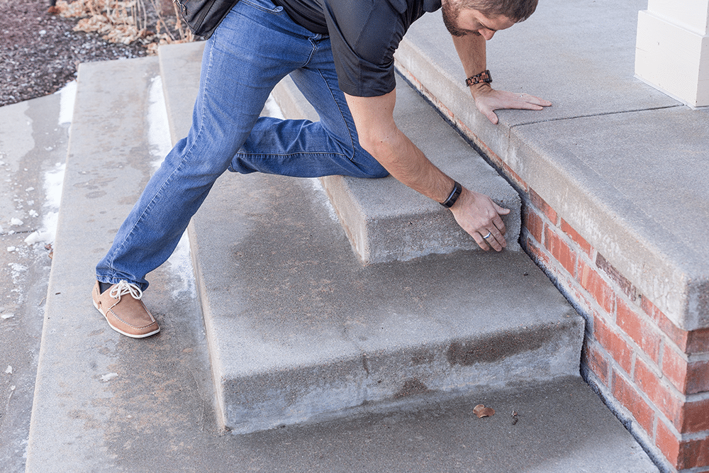 Sidewalk, Stair, and Stoop Leveling Services