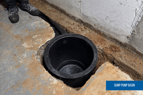 Sump Pump Basin