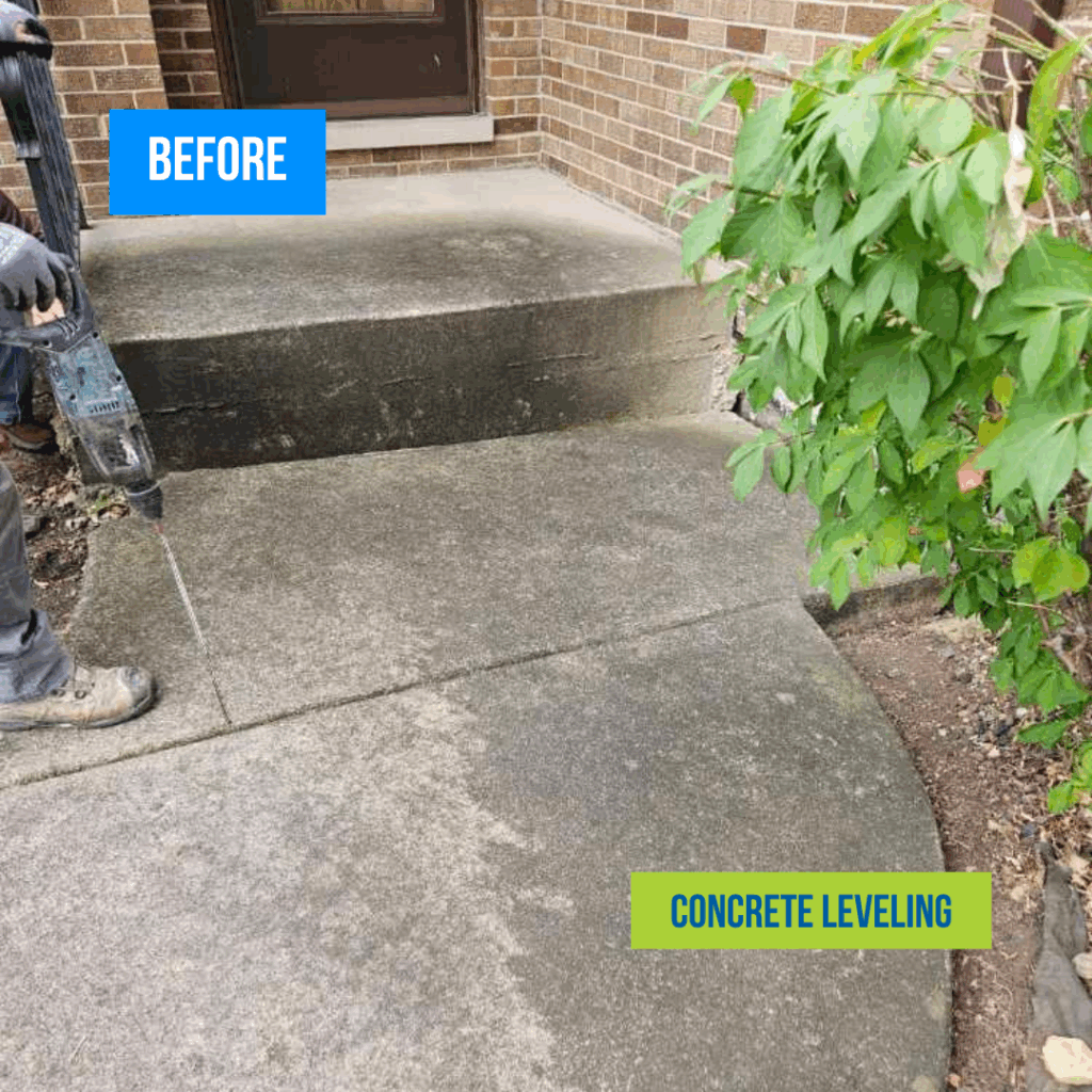 Uneven Concrete After