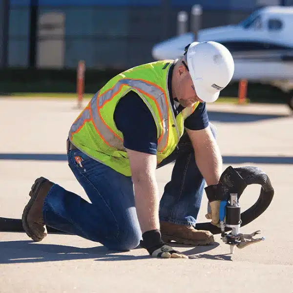 Commercial Concrete Leveling Service At An Airport