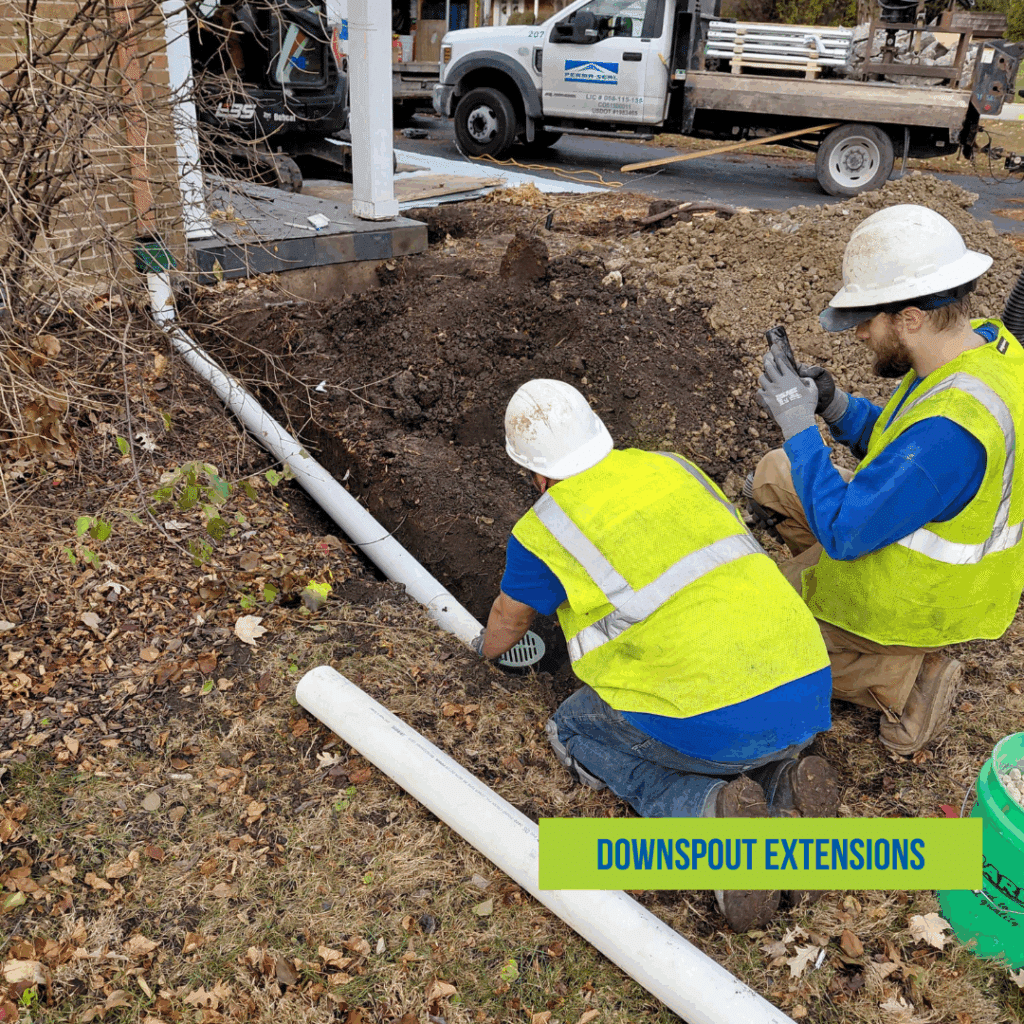 Downspout Extension Installation