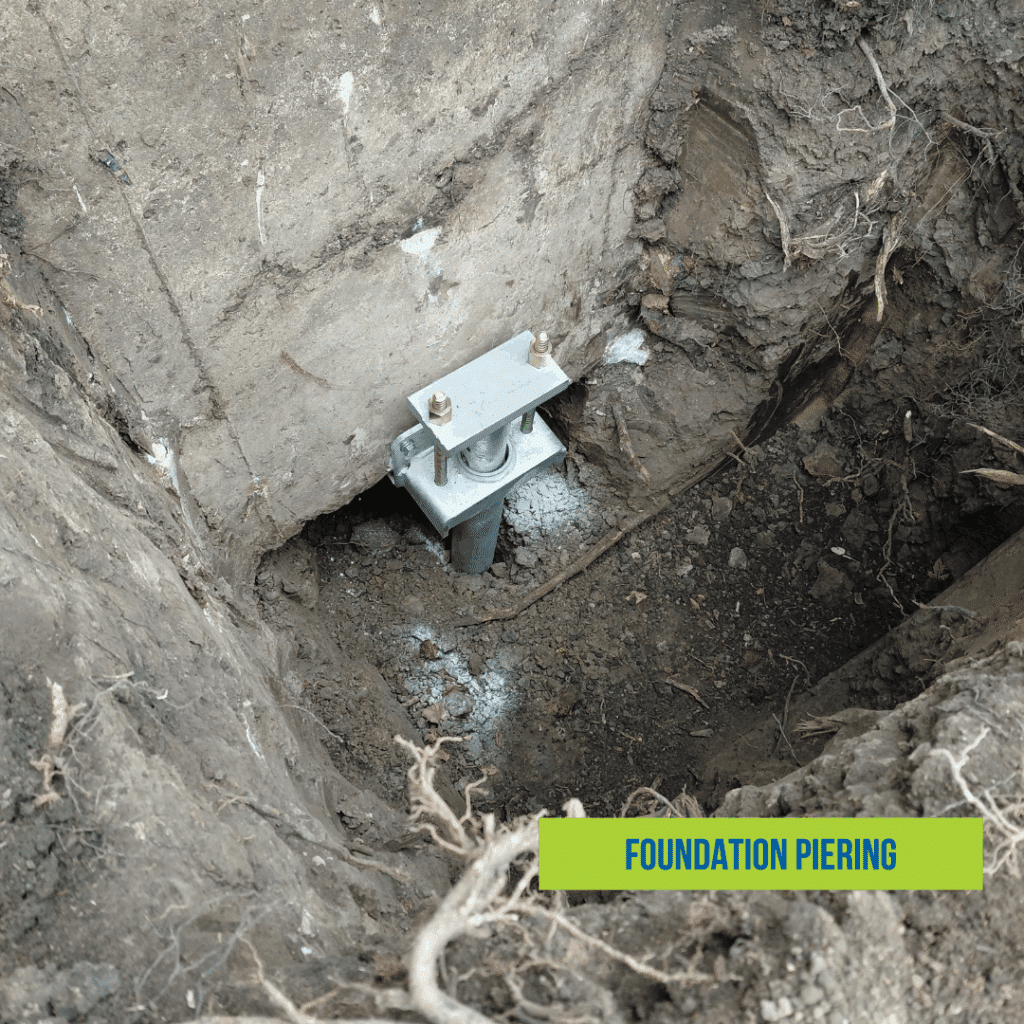 Helical Pier Installed