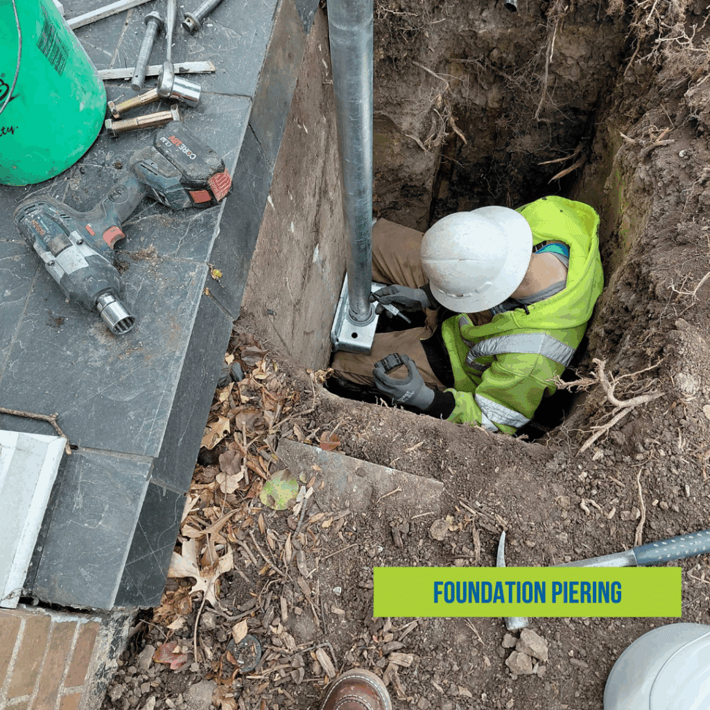 Helical Pier Installation