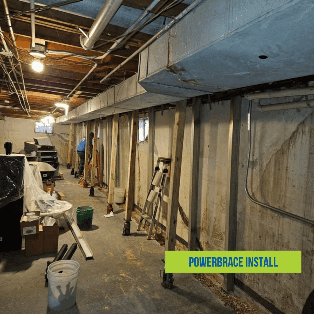 Bowed Wall Repair in Naperville, IL