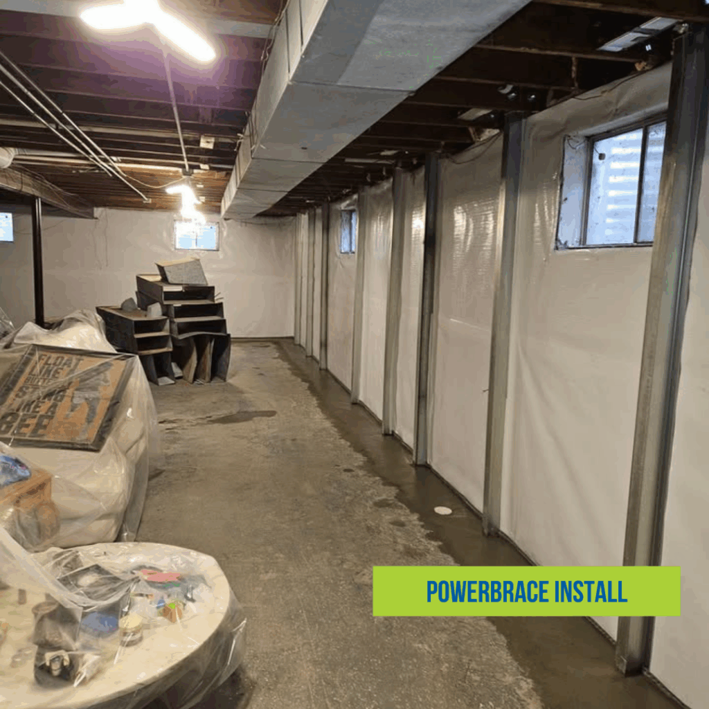 Bowed Wall Repair in Naperville, IL