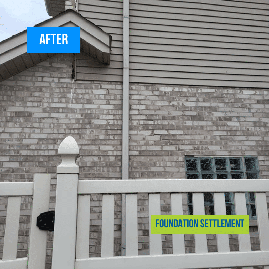 Foundation Settlement repair in Burr Ridge After