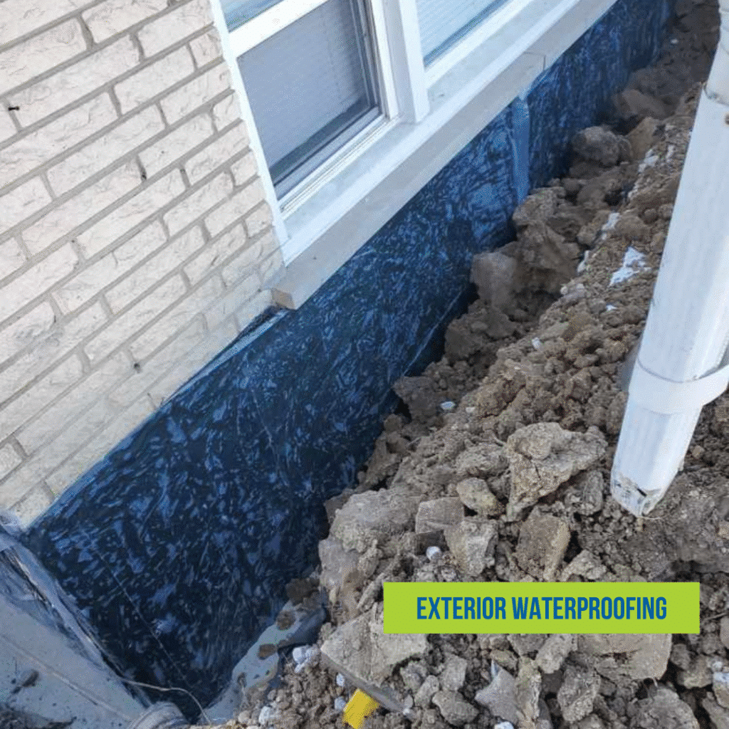 Exterior Waterproofing System Installation