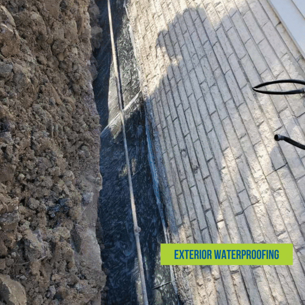 Exterior Waterproofing System Installation