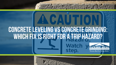 Concrete Leveling vs Concrete Grinding: Which Fix Is Right for a Trip Hazard?