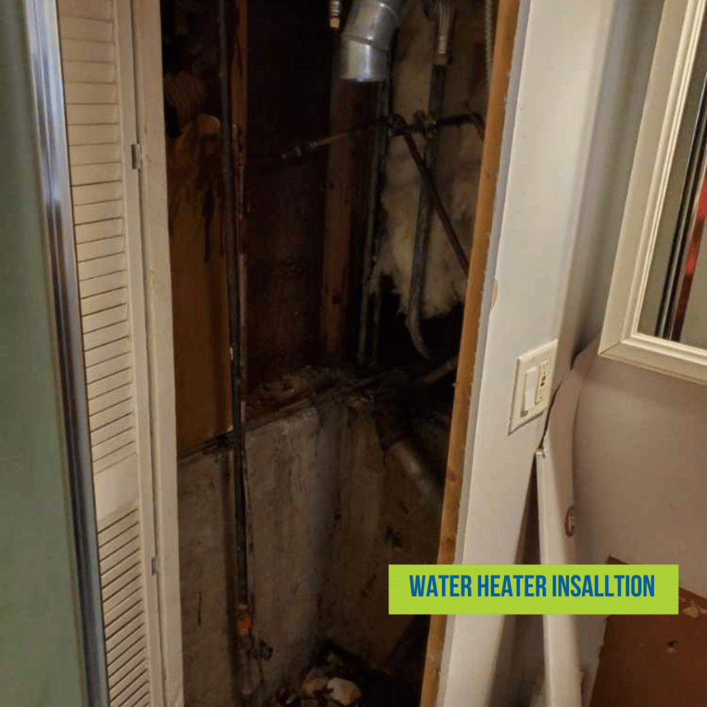 Water Heater Removed