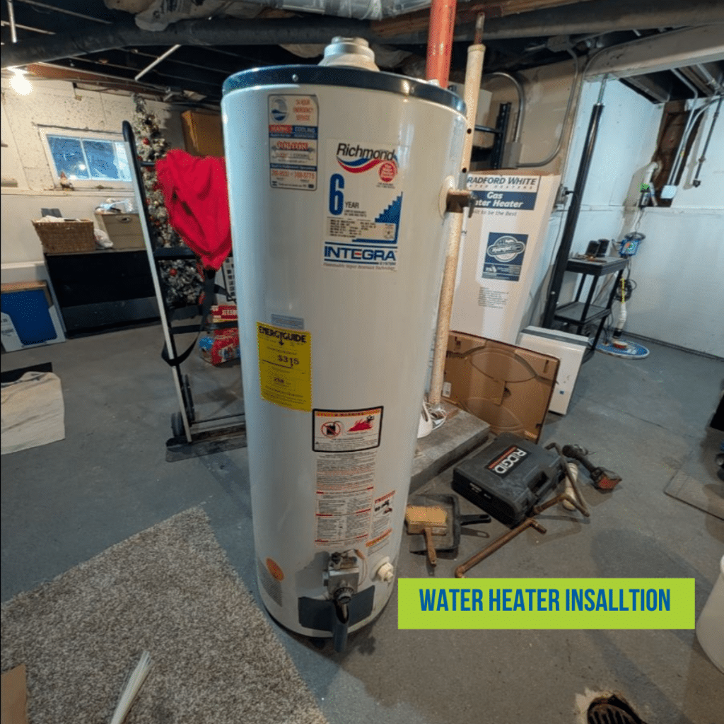 Water heater installation in Naperville