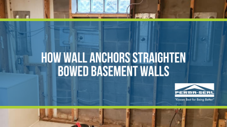 How Wall Anchors Straighten Bowed Basement Walls