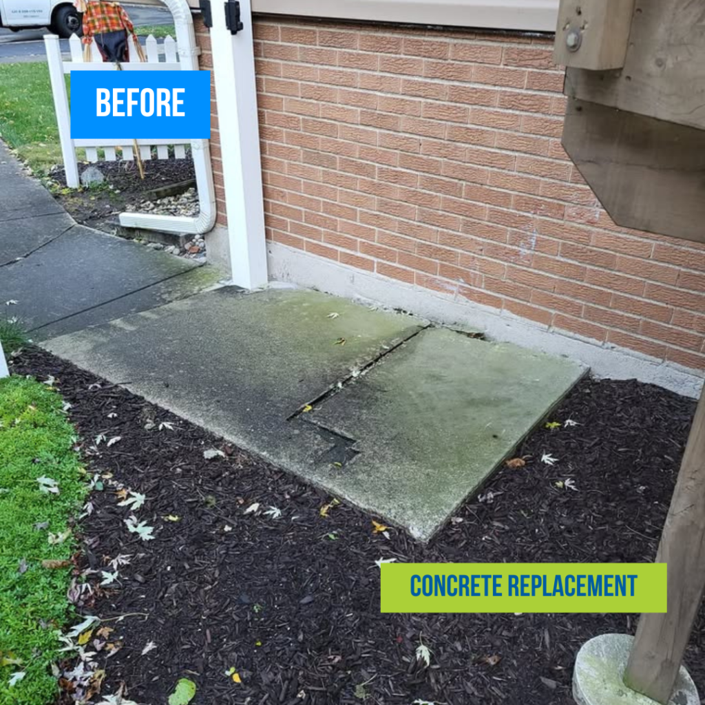 Sinking Sidewalk Concrete in Chicago