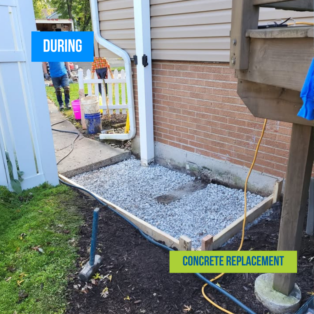 Concrete Removal and form setup in chicago