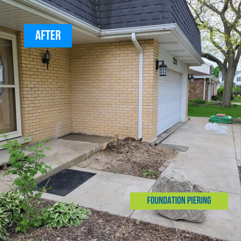 Foundation Settlement Repair After Naperville