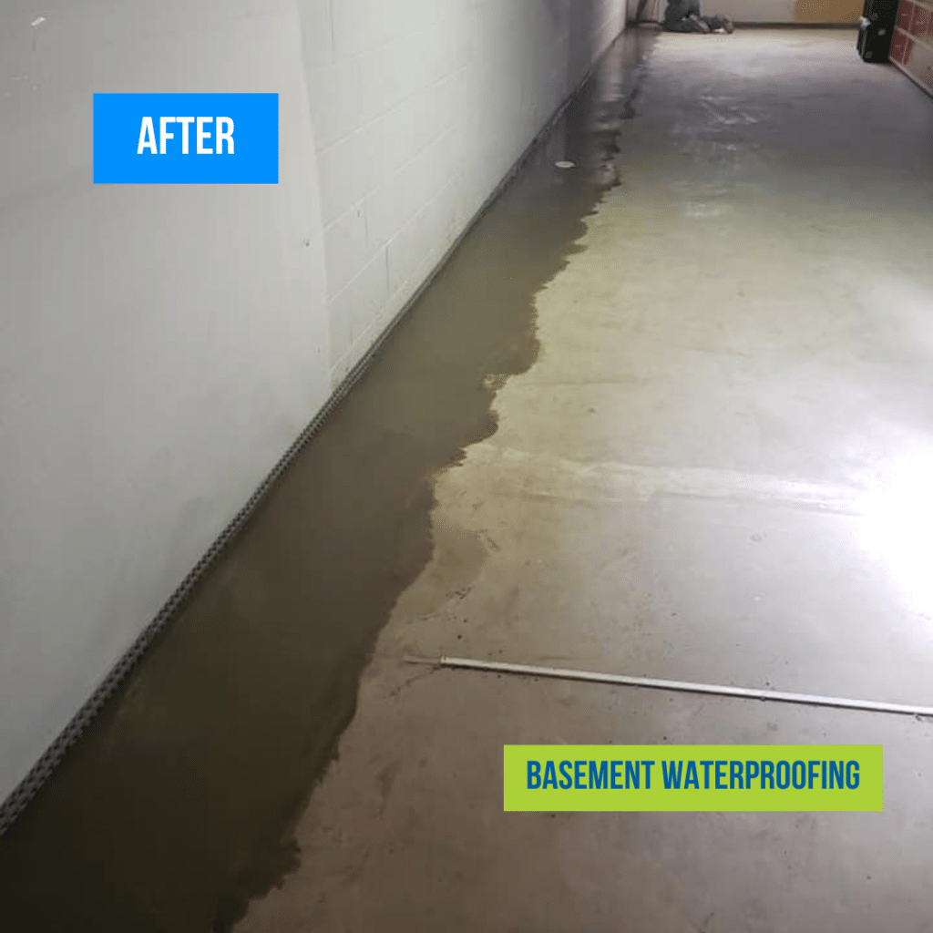 Basement Waterproofing in Chicago After
