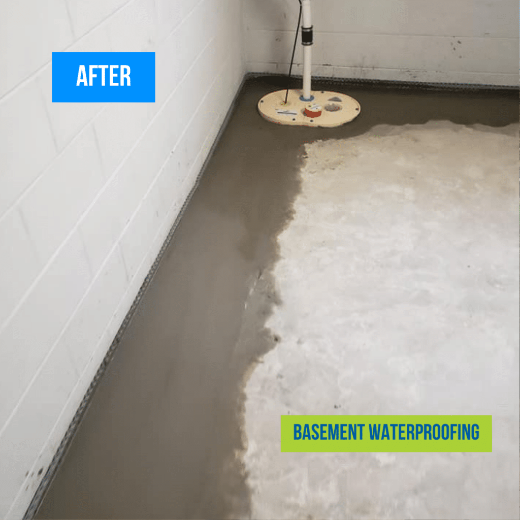 Basement Waterproofing in Chicago After