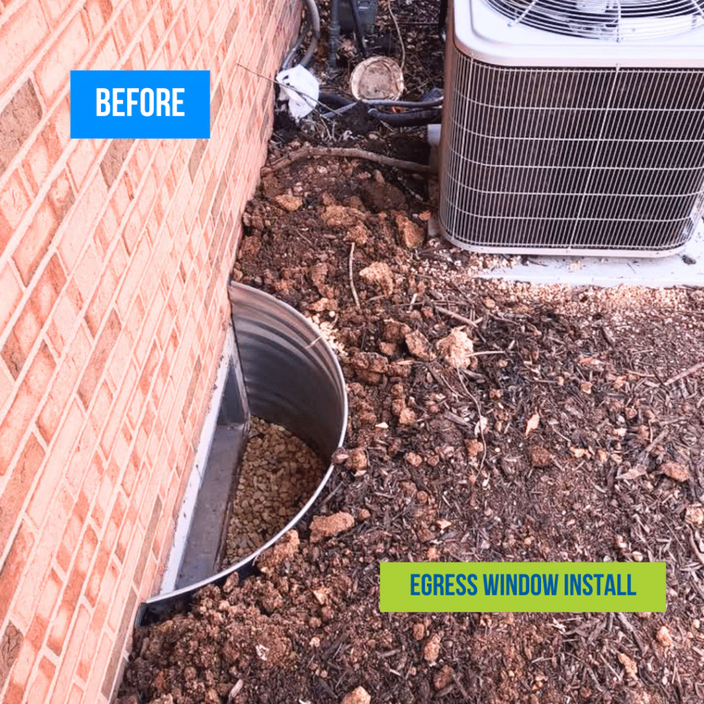 Egress Window Installation in Chicago Before