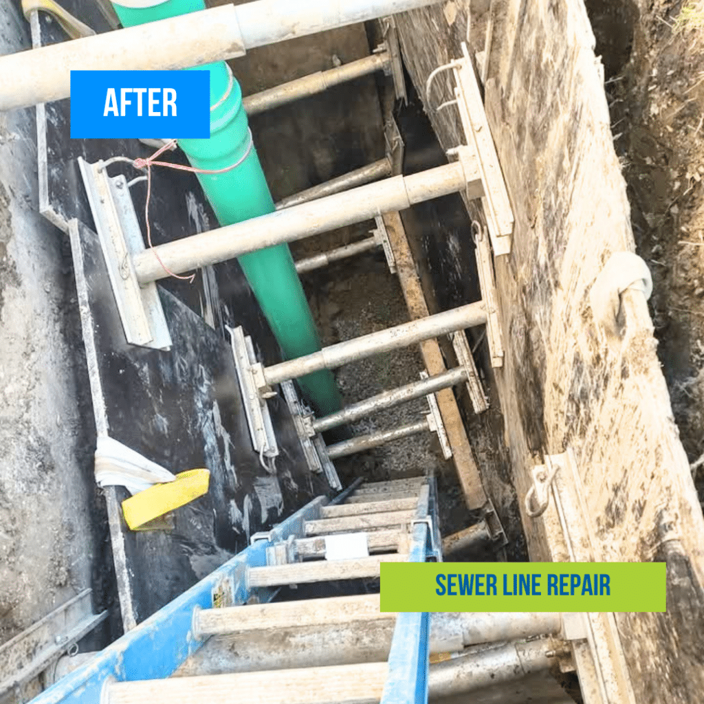 Sewer Main Repair After