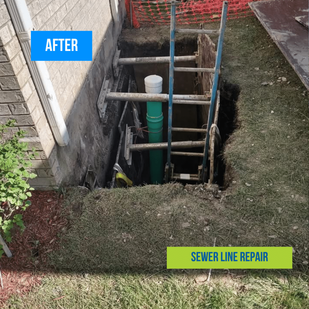 Sewer Main Repair After