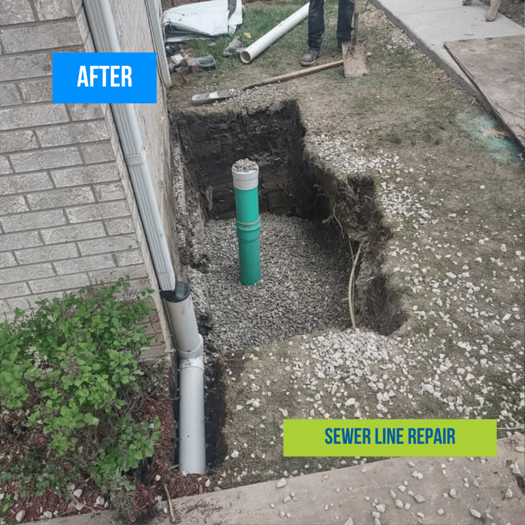 Sewer Main Repair After