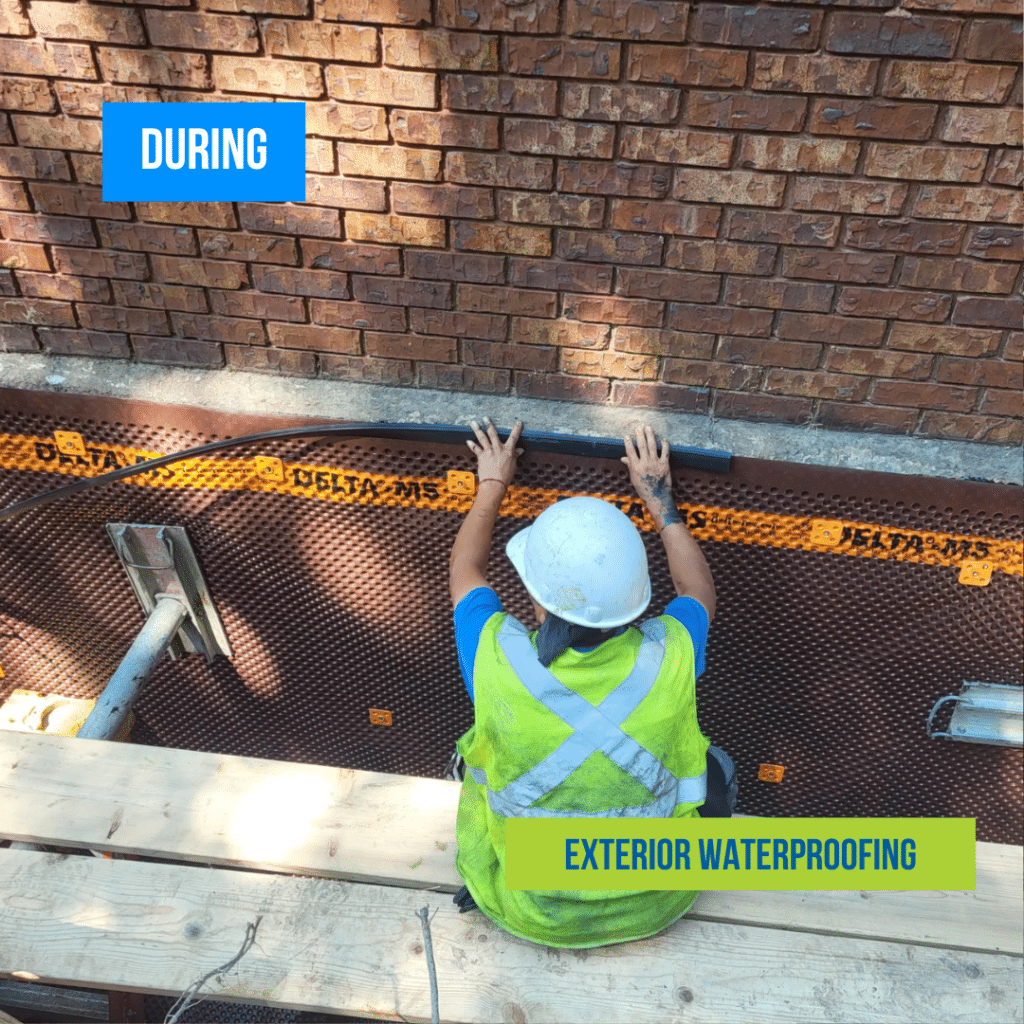 Exterior Waterproofing Solutions installed in Burr Ridge