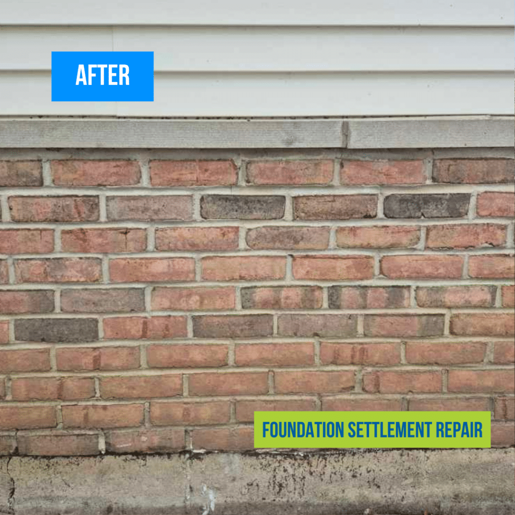Foundation Settlement Repair Naperville after