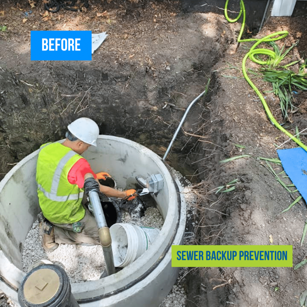 Sewer Backup Prevention Installation in Chicago
