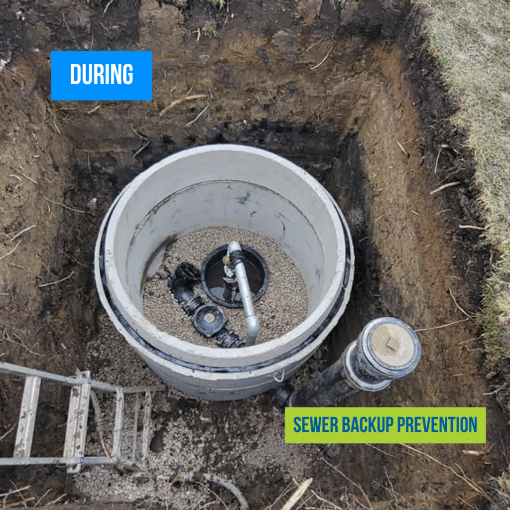 Sewer Backup Prevention Installation in Chicago