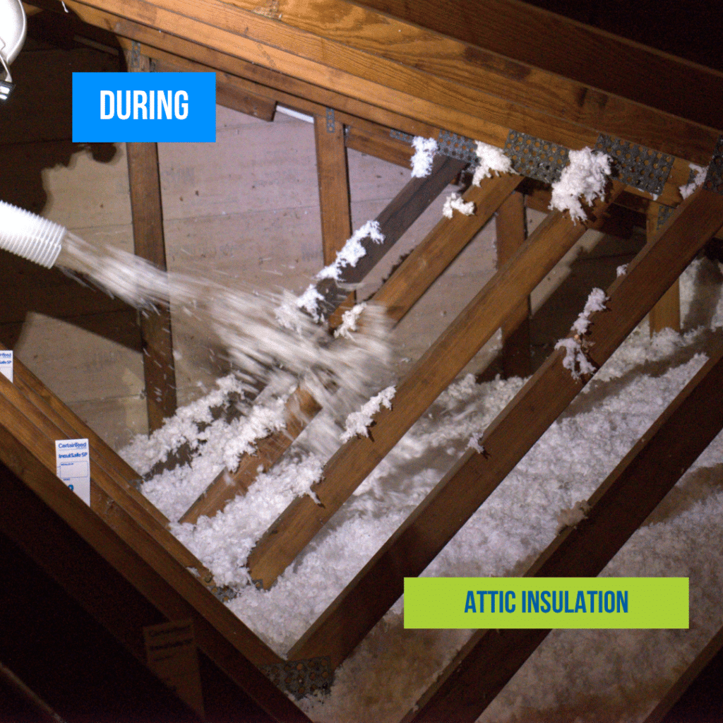 Attic Insulation Job in Naperville During