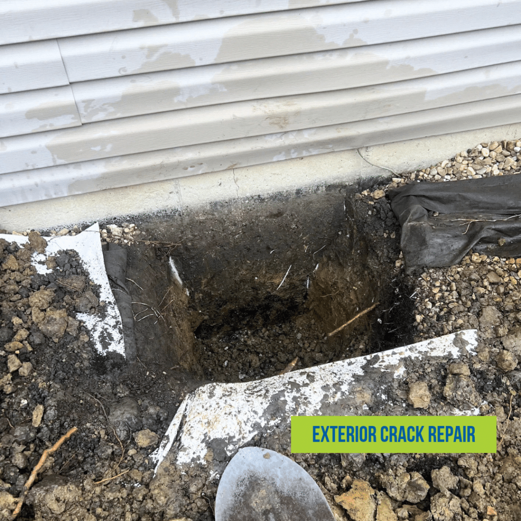 Exterior Crack Repair Process in Burr Ridge